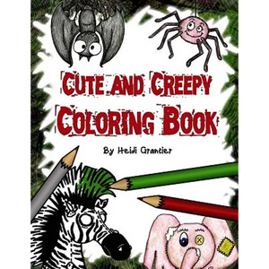 Cute and Creepy Coloring Book