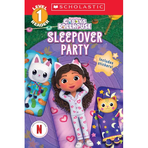 Gabby's Dollhouse: Sleepover Party (Scholastic Reader, Level 1)