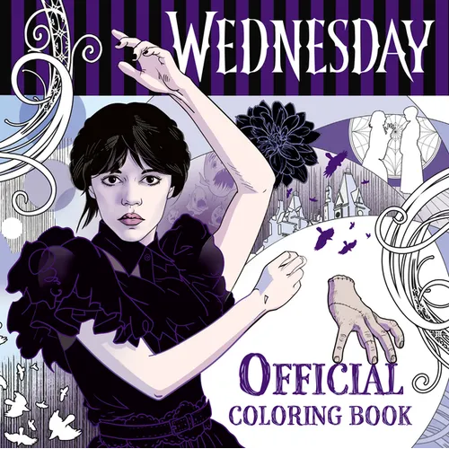Wednesday: Official Coloring Book