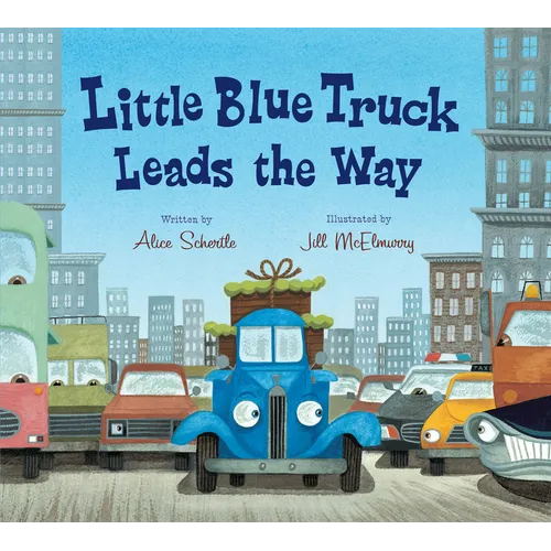Little Blue Truck Leads the Way Padded Board Book