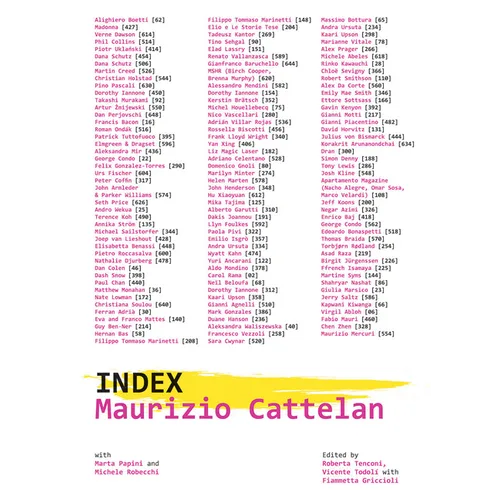 Maurizio Cattelan: Index