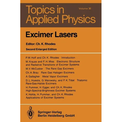 Excimer Lasers