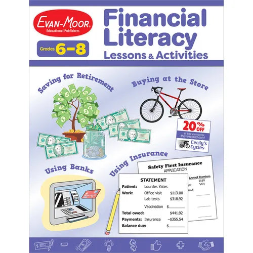 Financial Literacy Lessons and Activities, Grades 6-8