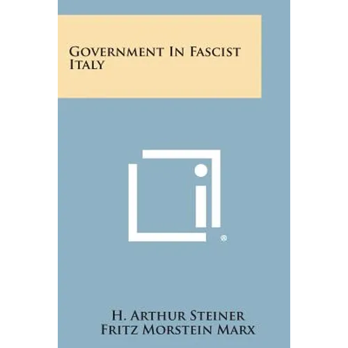 Government in Fascist Italy