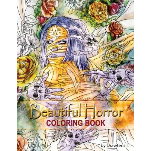 Beautiful Horror Coloring Book