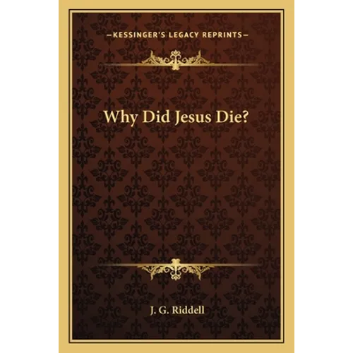 Why Did Jesus Die?