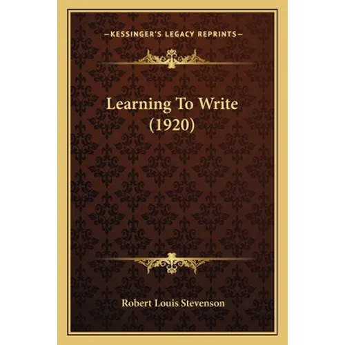 Learning To Write (1920)