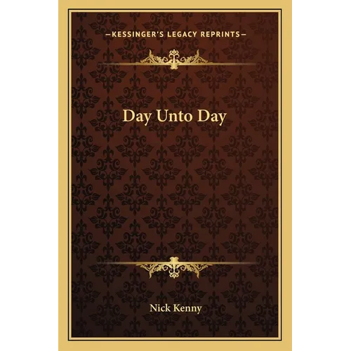 Day Unto Day