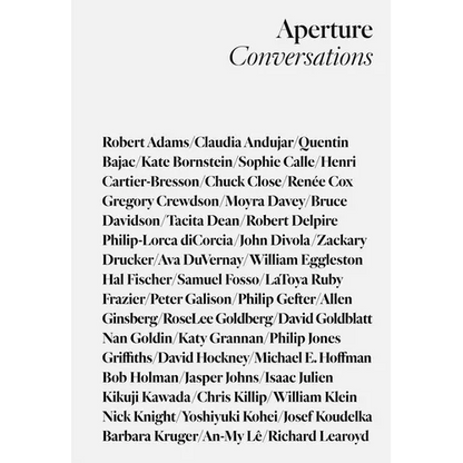 Aperture Conversations: 1985 to the Present