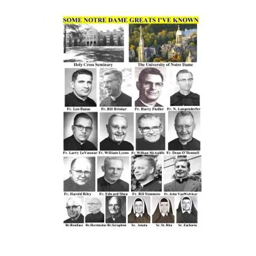 Some Notre Dame Greats I've Known