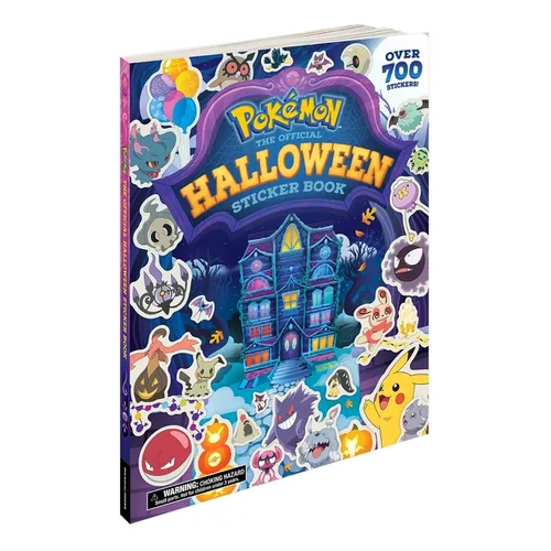 Pokémon Halloween: The Official Sticker Book: Over 700 Stickers!