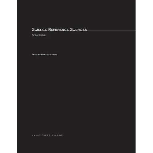 Science Reference Sources, fifth edition