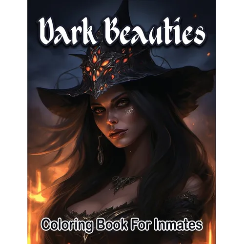 Dark beauties woman coloring book for inmates