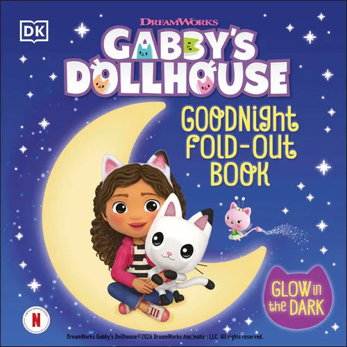 Gabby's Dollhouse Goodnight Fold-Out Book