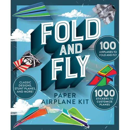 Fold and Fly Paper Airplane Kit