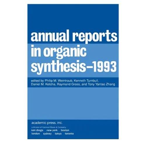 Annual Reports in Organic Synthesis 1993: 1993