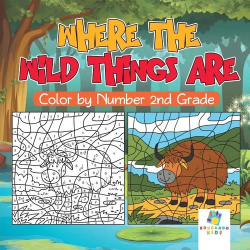 Where the Wild Things Are Color by Number 2nd Grade