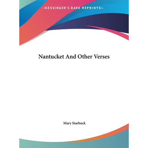 Nantucket and Other Verses