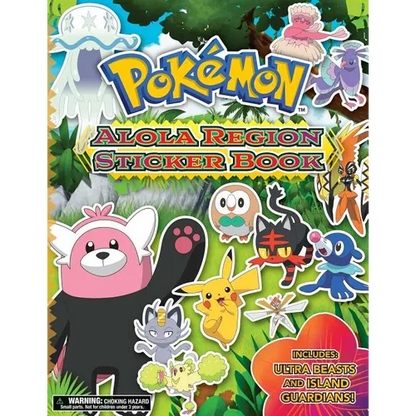 Pokémon Alola Region Sticker Book