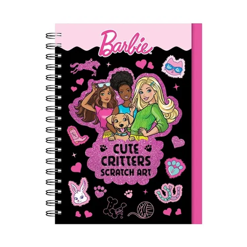 Barbie: Cute Critters Scratch Art