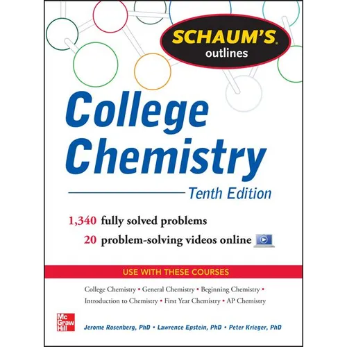 Schaum's Outline of College Chemistry: 1,340 Solved Problems + 23 Videos